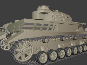 panzer iv 29 04 20 tanks 3D Baskı Modeli