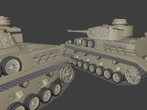 panzer iv 29 04 20 tanks 3D Baskı Modeli