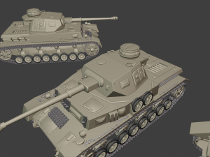 panzer iv 29 04 20 tanks 3D Baskı Modeli