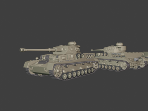 panzer iv 29 04 20 tanks 3D Baskı Modeli