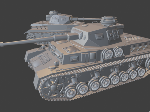 panzer iv 29 04 20 tanks 3D Baskı Modeli