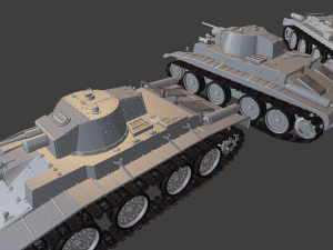 10 tp tanks 3D Print Model