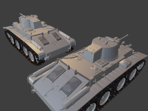 10 tp tanks 3D Print Model