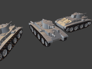 10 tp tanks 3D Print Model