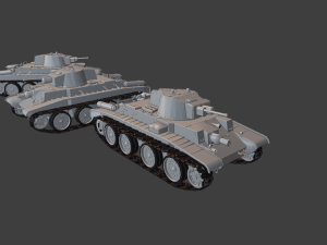 10 tp tanks 3D Print Model