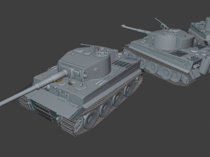 pzkpfw 6 tiger 29 04 20tanks 3D प्रिंट मॉडल
