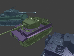 pzkpfw 6 tiger 29 04 20tanks 3D प्रिंट मॉडल