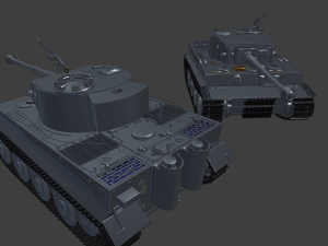 pzkpfw 6 tiger 29 04 20tanks 3D प्रिंट मॉडल