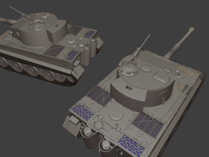 pzkpfw 6 tiger 29 04 20tanks 3D प्रिंट मॉडल