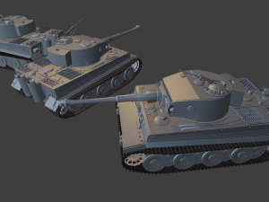 pzkpfw 6 tiger 29 04 20tanks 3D प्रिंट मॉडल
