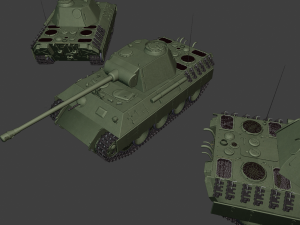 pantera ausf a tanks 3D प्रिंट मॉडल