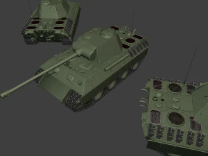 pantera ausf a tanks 3D Print Model