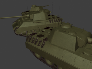 pantera ausf a tanks 3D प्रिंट मॉडल