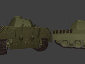 pantera ausf a tanks 3D प्रिंट मॉडल