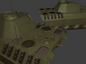 pantera ausf a tanks 3D प्रिंट मॉडल