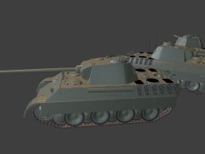 pantera ausf a tanks 3D प्रिंट मॉडल