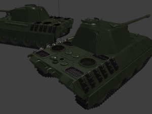 pantera ausf a tanks 3D प्रिंट मॉडल