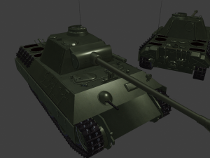 pantera ausf a tanks 3D प्रिंट मॉडल