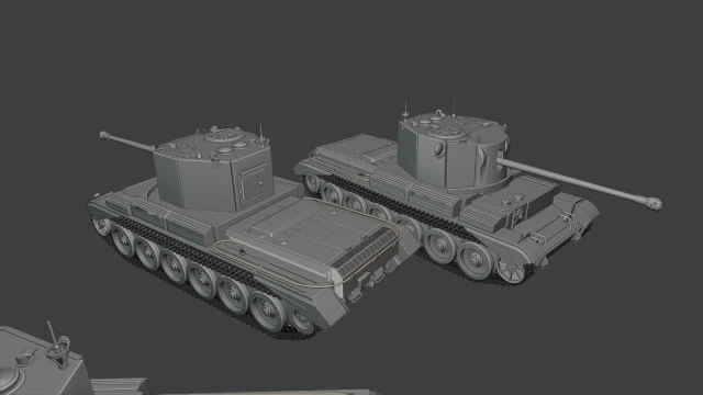 tank a30 tanks 3D Print Model .c4d .max .obj .3ds .fbx .stl .blend 