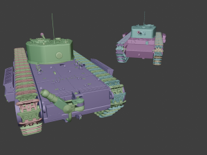 churchill tanks 3Dプリントモデル