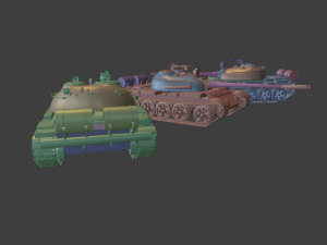 t 55 tanks 3D Druckmodell