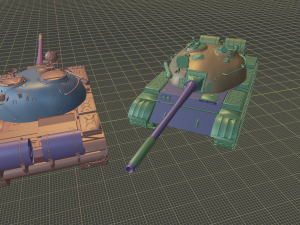 t 55 tanks 3D Druckmodell