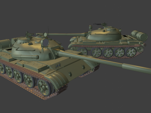 t 55 tanks 3D Druckmodell