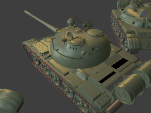 t 55 tanks 3D Druckmodell