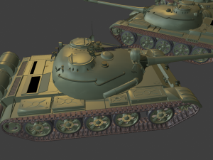 t 55 tanks 3D Druckmodell