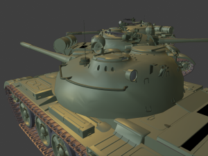 t 55 tanks 3D Druckmodell