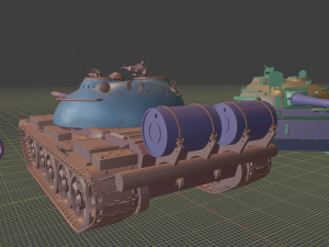 t 55 tanks 3D Druckmodell