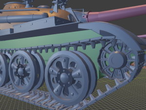 t 55 tanks 3D Druckmodell
