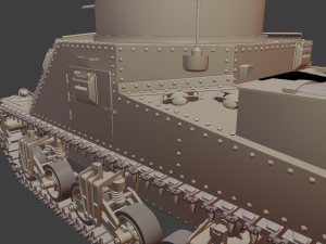 m3 lee tanks 3D प्रिंट मॉडल