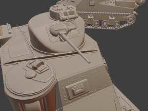 m3 lee tanks 3D प्रिंट मॉडल