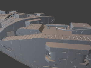 mark v tanks 3D Print Model