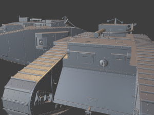 mark v tanks 3D Print Model