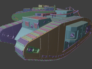 mark v tanks 3D Print Model