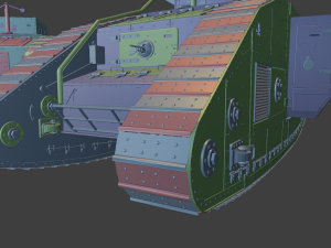 mark v tanks 3D Print Model