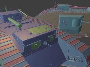 mark v tanks 3D Print Model
