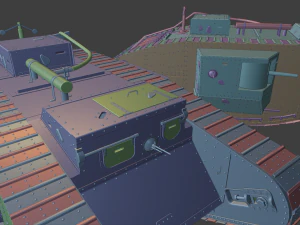 mark v tanks 3D Print Model