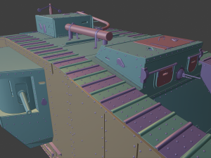 mark v tanks 3D Print Model