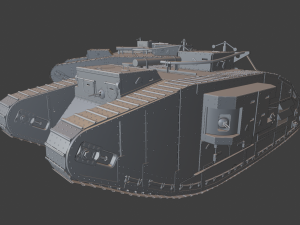 mark v tanks 3D Print Model