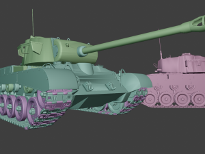 m26 pershing tanks Modello di stampa 3D