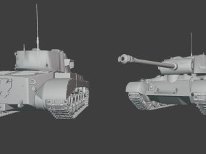 m26 pershing tanks Modello di stampa 3D