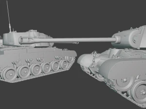 m26 pershing tanks 3D Print Model