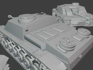 stug iii ausf g tanks 3D Print Model