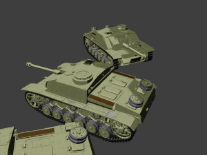 stug iii ausf g tanks 3D Print Model