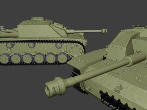 stug iii ausf g tanks 3D Print Model