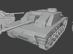 stug iii ausf g tanks 3D Print Model