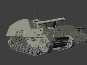 sdkfz hummel tanks 3D Print Model